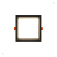 Painel Plafon Embutir Quadrado Recuado Led 12w Bivolt Opus Foto mini 1