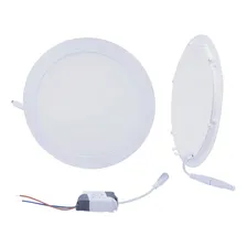 Painel Plafon Lampada Led Redondo Embutir 25w Branco Frio Foto mini 4