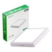 Painel Plafon Led 12w Sobrepor Quadrado Branco Frio 6500k 110v/220v Foto mini 1