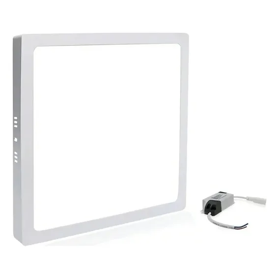 Painel Plafon Led 18w Quadrado Sobrepor Bivolt Branco Frio Foto 1