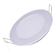 Painel Plafon Led 18w Redondo Branco Quente Embutir Foto  mini 1