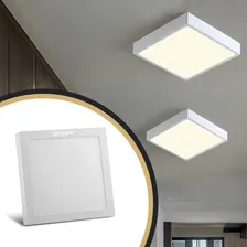 Painel Plafon Led 18w Sobrepor Quadrado 6000k Foto mini 2
