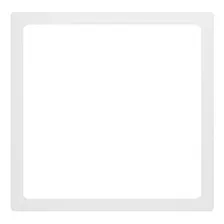 Painel Plafon Led 18w Sobrepor Quadrado Borda Fina Estrutura Branco Quente Foto mini  2