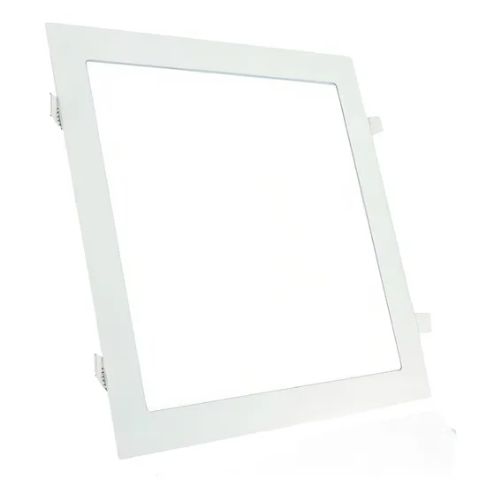 Painel Plafon Led 24w 25w Quadrado Embutir Branco Luminária Foto 1