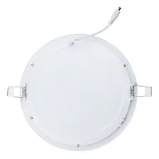 Painel Plafon Led 24w 25w Redondo Embutir Bivolt Branco Foto mini 2