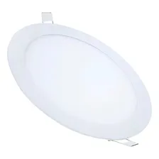 Painel Plafon Led 24w 25w Redondo Embutir Bivolt Branco Foto mini 1
