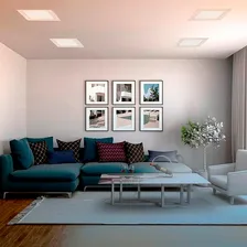 Painel Plafon Led 24w Quadrado Sobrepor 6500k Branco Frio Foto mini 3