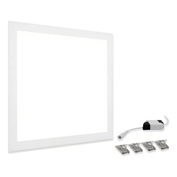 Painel Plafon Led 48w 50w Quadrado Embutir 62x62 Branco Frio Foto 1