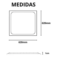 Painel Plafon Led 48w 50w Quadrado Embutir 62x62 Branco Frio Foto mini 4