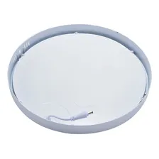 Painel Plafon Led Redondo Sobrepor 12w Bivolt Frio 15,5cm Cor Branco Foto mini 3