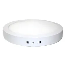 Painel Plafon Led Redondo Sobrepor 12w Bivolt Frio 15,5cm Cor Branco Foto mini 1