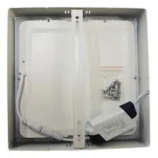 Painel Plafon Led Sobrepor Quadrado Reator Luz Fria 25w 24w Foto mini 4