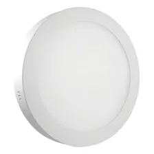 Painel Plafon Led Sobrepor Redonda 24w Branco Frio Elgin 110V/220V Foto  mini 1