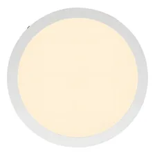 Painel Plafon Luminaria Teto Embutir Redondo Led 18w Gesso Foto mini 2