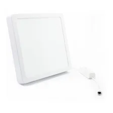 Painel Plafon Quadrad Luminária Sobrepor Led 25w Frio 110V/220V Foto mini 1