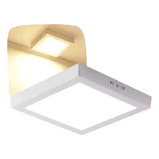 Painel Plafon Quadrado Sobrepor 18w Branco Quente 3000k Foto mini 1