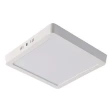 Painel Plafon Sobrepor 18w Quadrado Luminária Led 20x20 Estrutura Branco 110v/220v Foto mini 3