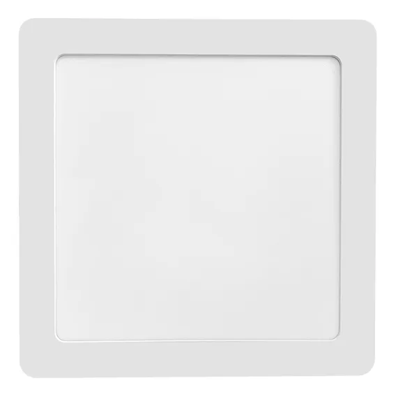 Painel Plafon Sobrepor 18w Quadrado Luminária Led 20x20 Estrutura Branco 110v/220v Foto 1