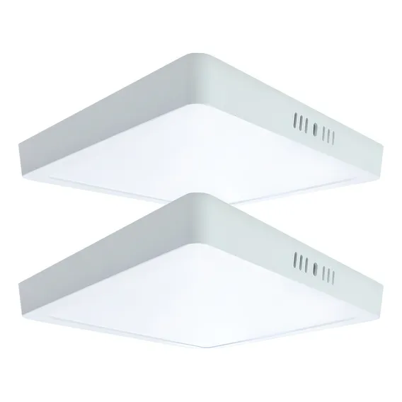 Painel Plafon Sobrepor 30x30 Led Lustre Quadrado 25w 6000k Foto 1