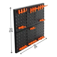 Painel Porta Ferramentas 24 Ganchos Organizador Para Casa Foto mini 3