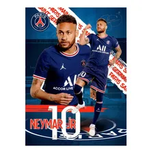 Painel Poster Neymar Psg Paris Saint Germain Decoração Foto mini 1