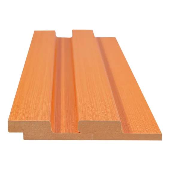 Painel Ripado 6cm X 15mm X 2,70m Mdf Casablanca Wt Foto 1