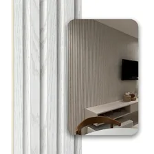 Painel Ripado Wpc Interno Wave Branco 2,90m X 16cm (0,46m²) Painel Interno Foto mini 2