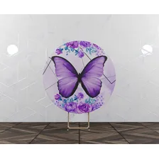 Painel Sublimado Borboleta Lilas 02 Foto mini  2