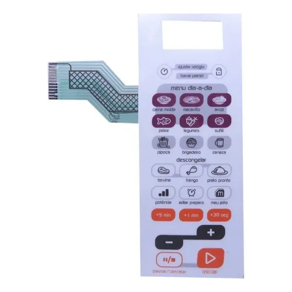 Painel Teclado Membrana Microondas Brastemp Bms45 Foto 1