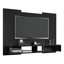 Painel Tv 42 Polegadas Mônaco Preto Brilho Cambel Foto mini  2