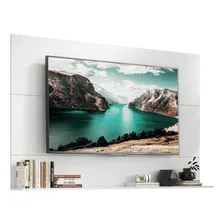 Painel Tv 65 Com Prateleira Multimóveis V3641 Branco Foto  mini 1