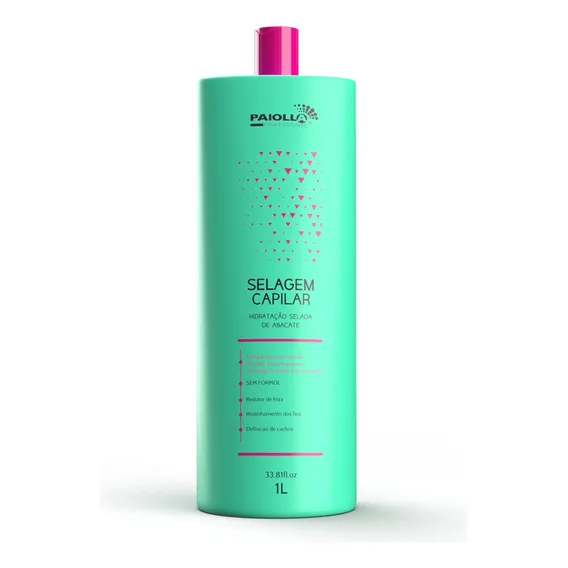 Paiolla Abacate Capilar - Redutor De Volume 1 L Fragrância do tratamento Suave Cor de cabelo Castanho médio Foto 1