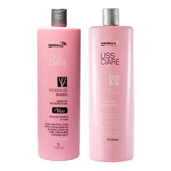 Paiolla Cosméticos Bambu Kit Progressiva 2.000g Foto 1