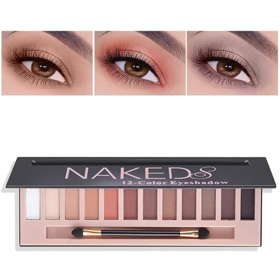 Paleta Com 12 Cores De Sombras - Nakeds Foto 1