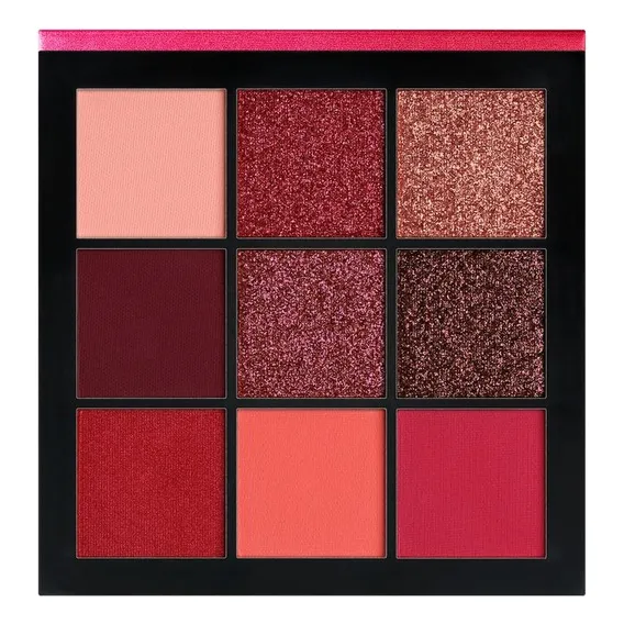 Paleta de sombras Huda Beauty - Paleta Obsessions Red Shade Foto 1