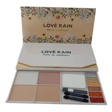 Paleta Love Rain (sombra-blush-pó compacto-iluminador) Foto mini 4