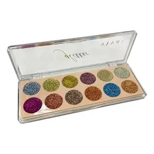 Paleta Sombra 12 Cores Glitter Cor Da Sombra Colorida Foto mini 1