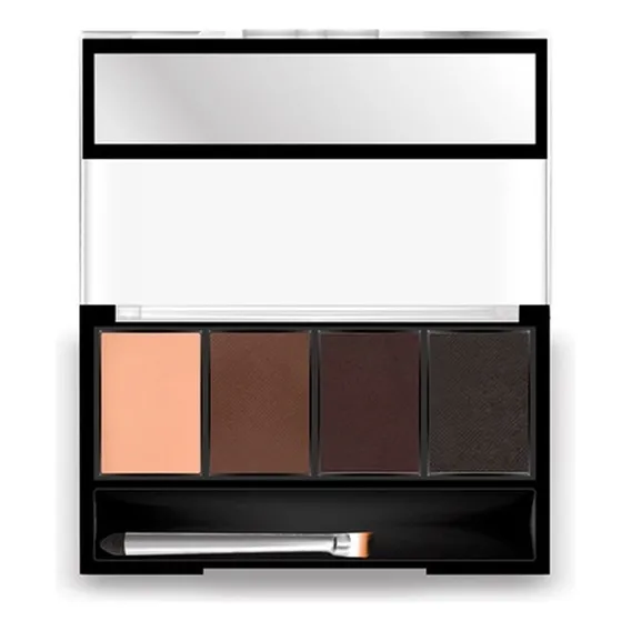 Paleta Sombra De Sobrancelhas Ruby Rose Com Pincel Espelho Cor Da Sombra Nude Foto 1