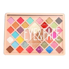 Paleta Sombras 30 Cores 4 Iluminador Eye & Face Jasmyne Foto  mini 1