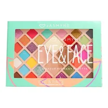 Paleta Sombras 30 Cores 4 Iluminador Eye & Face Jasmyne Foto mini  2
