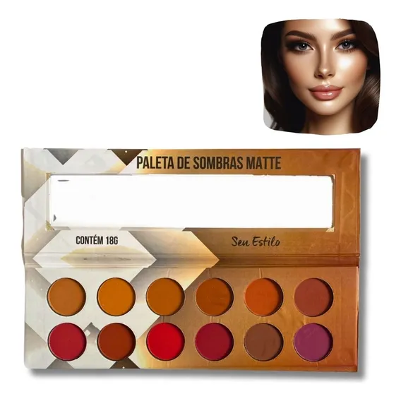 Paleta Sombras Matte Seu Estilo Ludurana Cor Multicolor Foto 1
