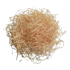 Palha Madeira Natural Cestas Decorativas Decoração 250g Foto mini 3