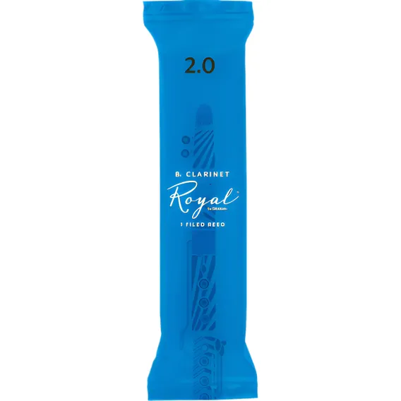 Palheta Clarinete Rico Royal Bb 2 Rcb0120 Daddario Unidade Foto 1