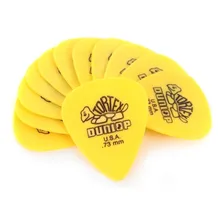 Palheta Dunlop Tortex 0.73mm 12 Un Standard - Amarelo Foto mini 3