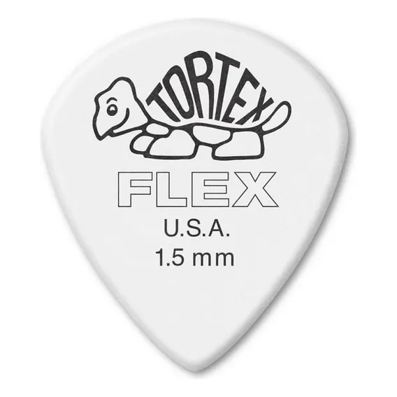 Palheta Dunlop Tortex Flex Jazz Iii 468p Com 12 - 1.50mm Foto 1