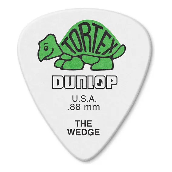 Palheta Dunlop Tortex Wedge 424p 0.88mm Com 12 Foto 1