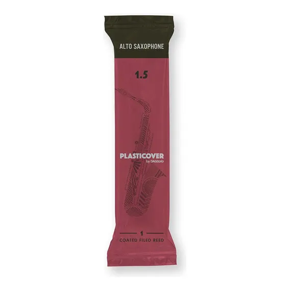 Palheta Sax Alto 1.5 (unidade) D'addario Plasticover Foto 1