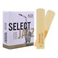 Palheta Sax Alto Select Jazz Filed Rico By Daddario 2m Cx10 Foto mini  2