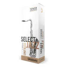 Palheta Sax Tenor 3s Unfiled (5 Peças) D'addario Select Jazz Foto mini 1