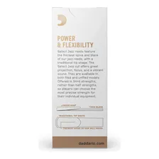 Palheta Sax Tenor 3s Unfiled (5 Peças) D'addario Select Jazz Foto mini 3